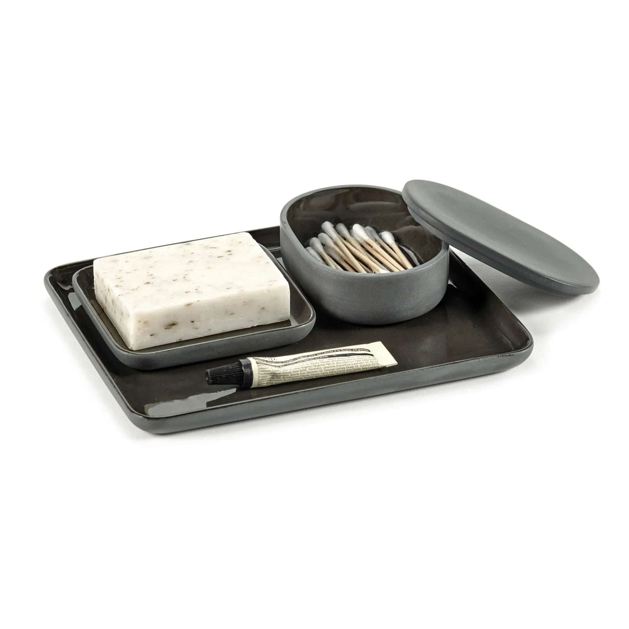 Serax - Round Lid Box | Dark Gray