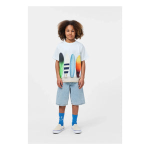 Molo - Riley T-Shirt Surfboards Bio-Baumwolle | Hellblau
