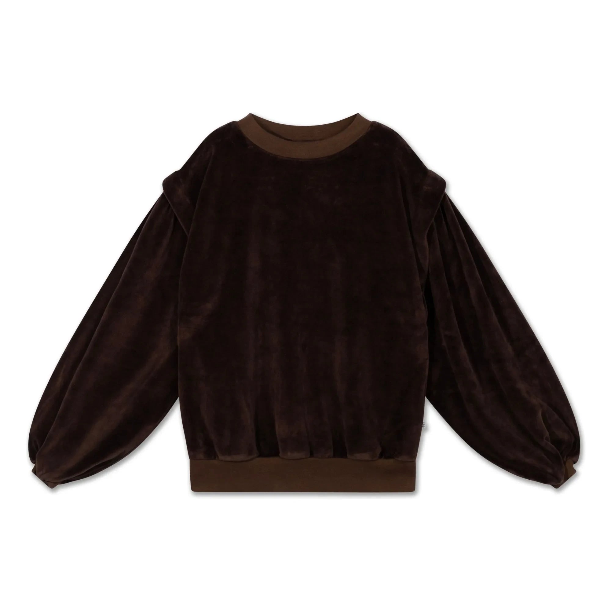 Repose AMS - Sevimli organik pamuklu sweatshirt | Çikolata