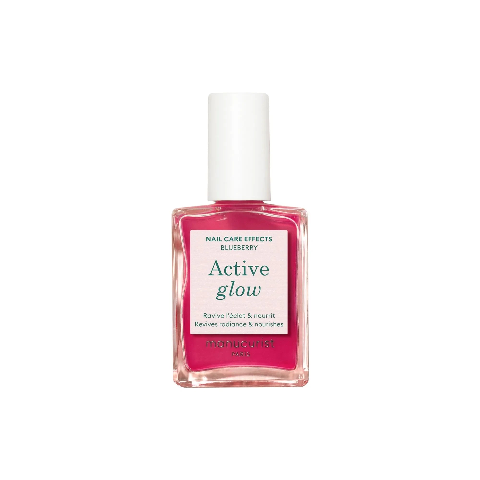 Manucurist - Active Glow Tratamiento de Uñas Arándanos - 15 ml | Rosa