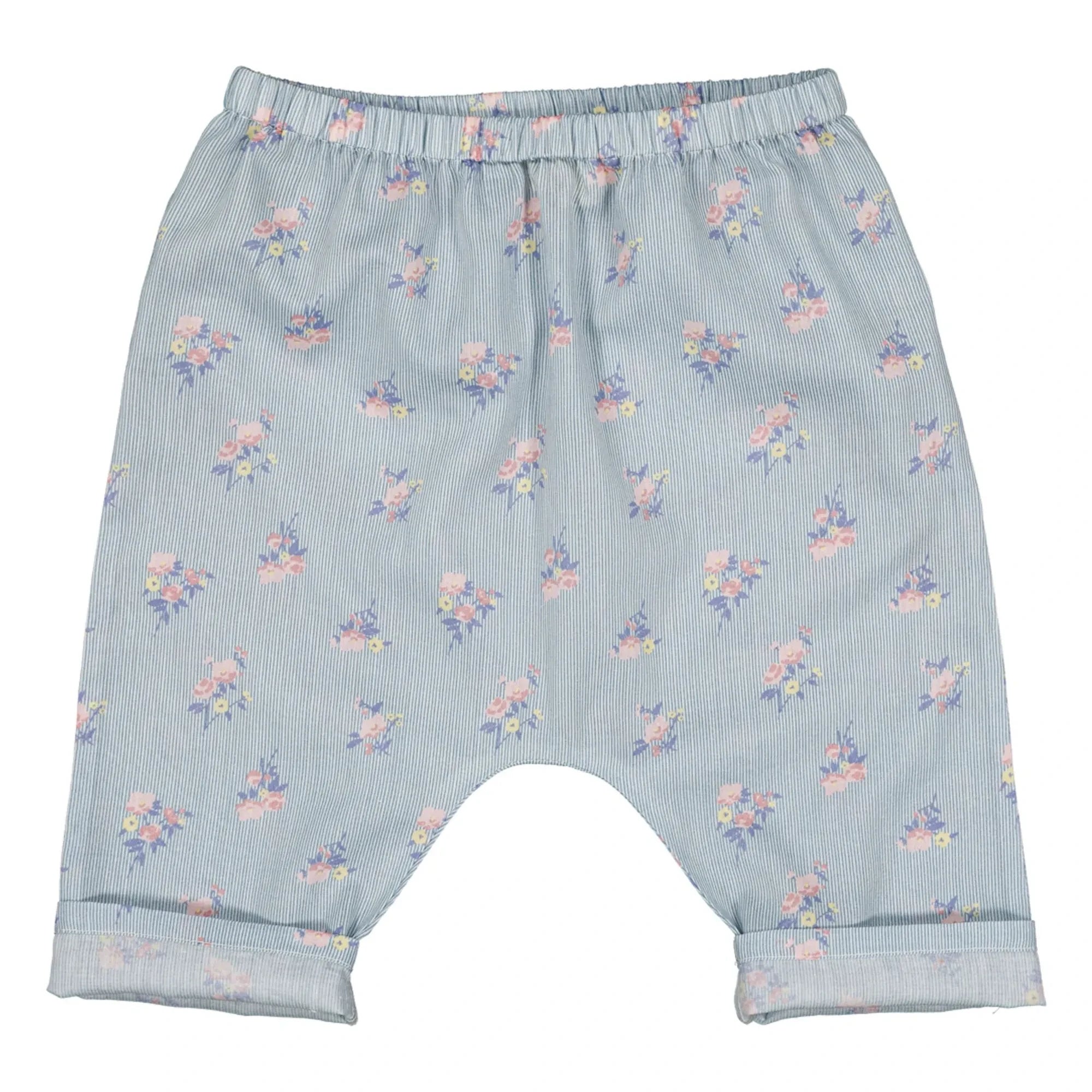 Louis Louise - Jungle Bouquets Pantolon | Açık mavi