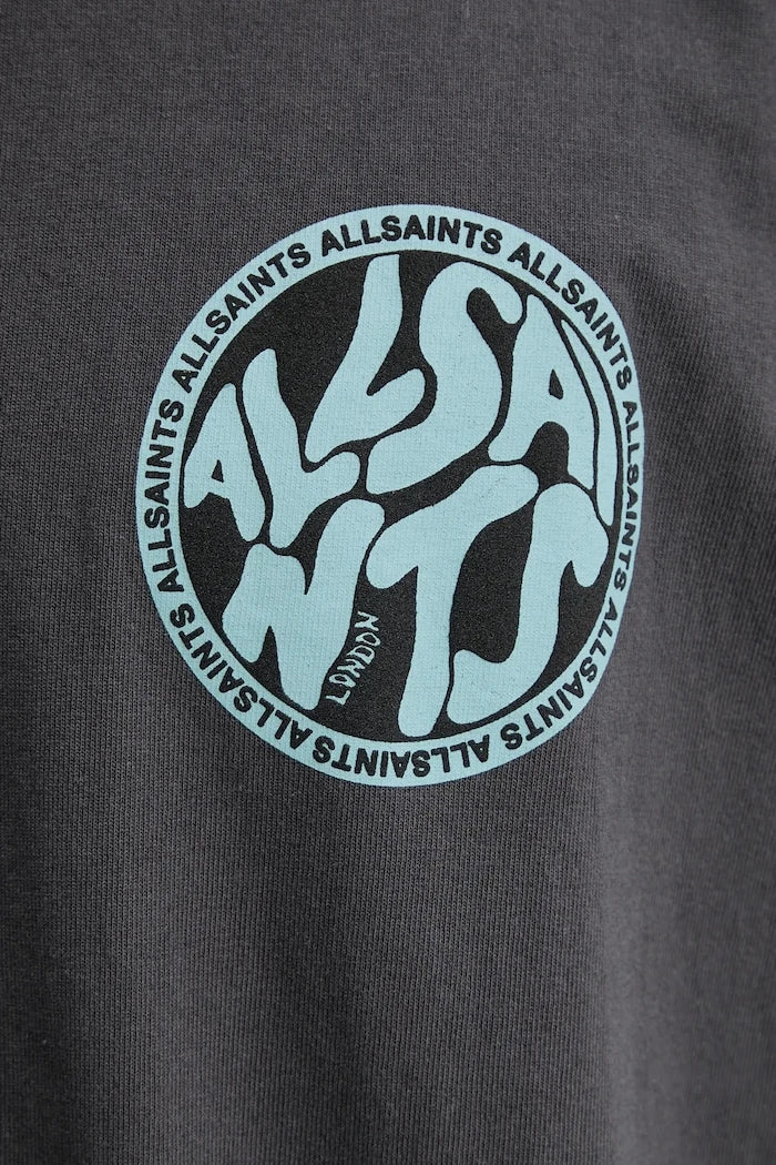 Camiseta de algodón AllSaints DISTORTION