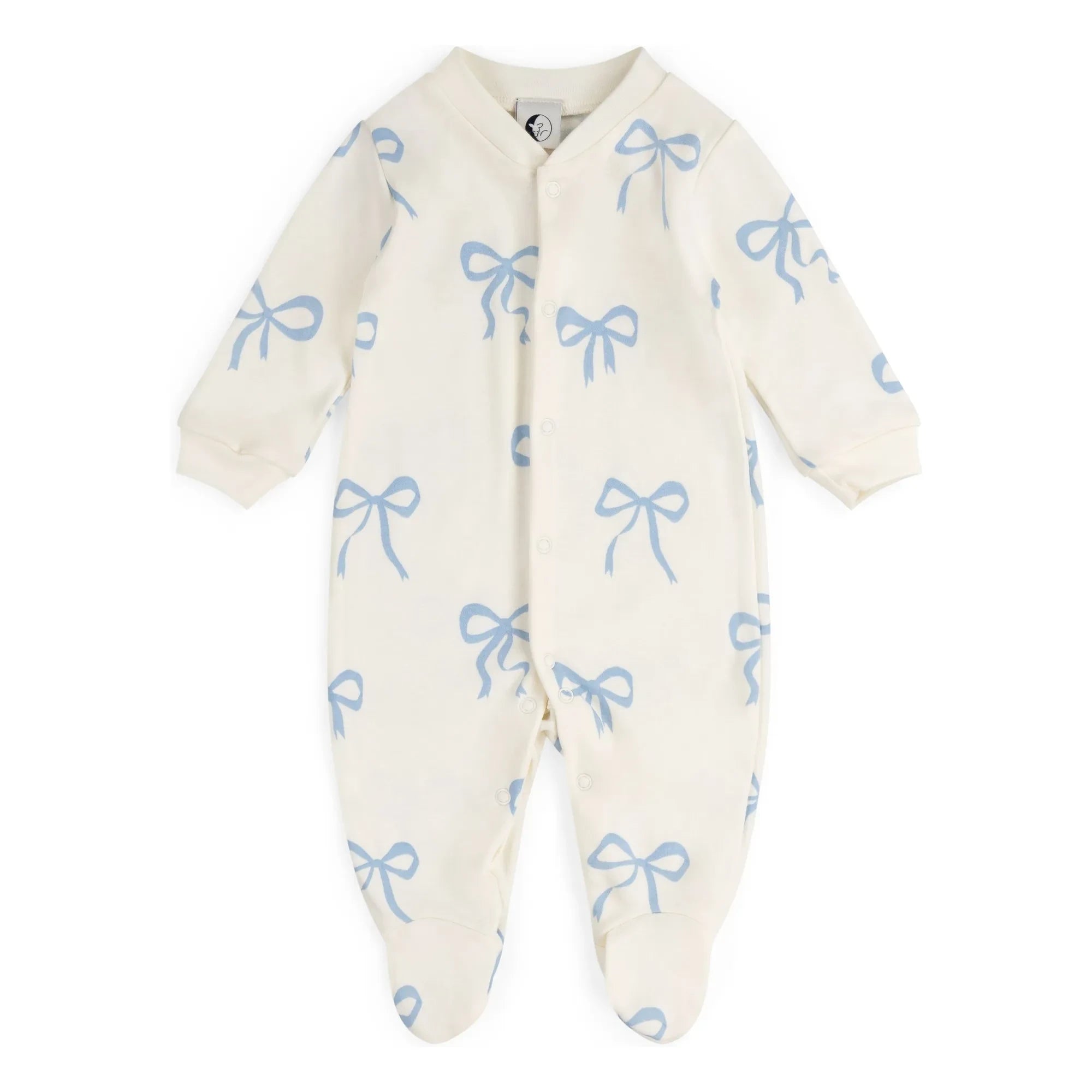 Sleepy Doe - Bağcıklı patikli pijama Organik pamuk | Ecru