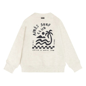 Tumble N'Dry - Oversize Seashore Bio-Baumwoll Sweatshirt | Heather white