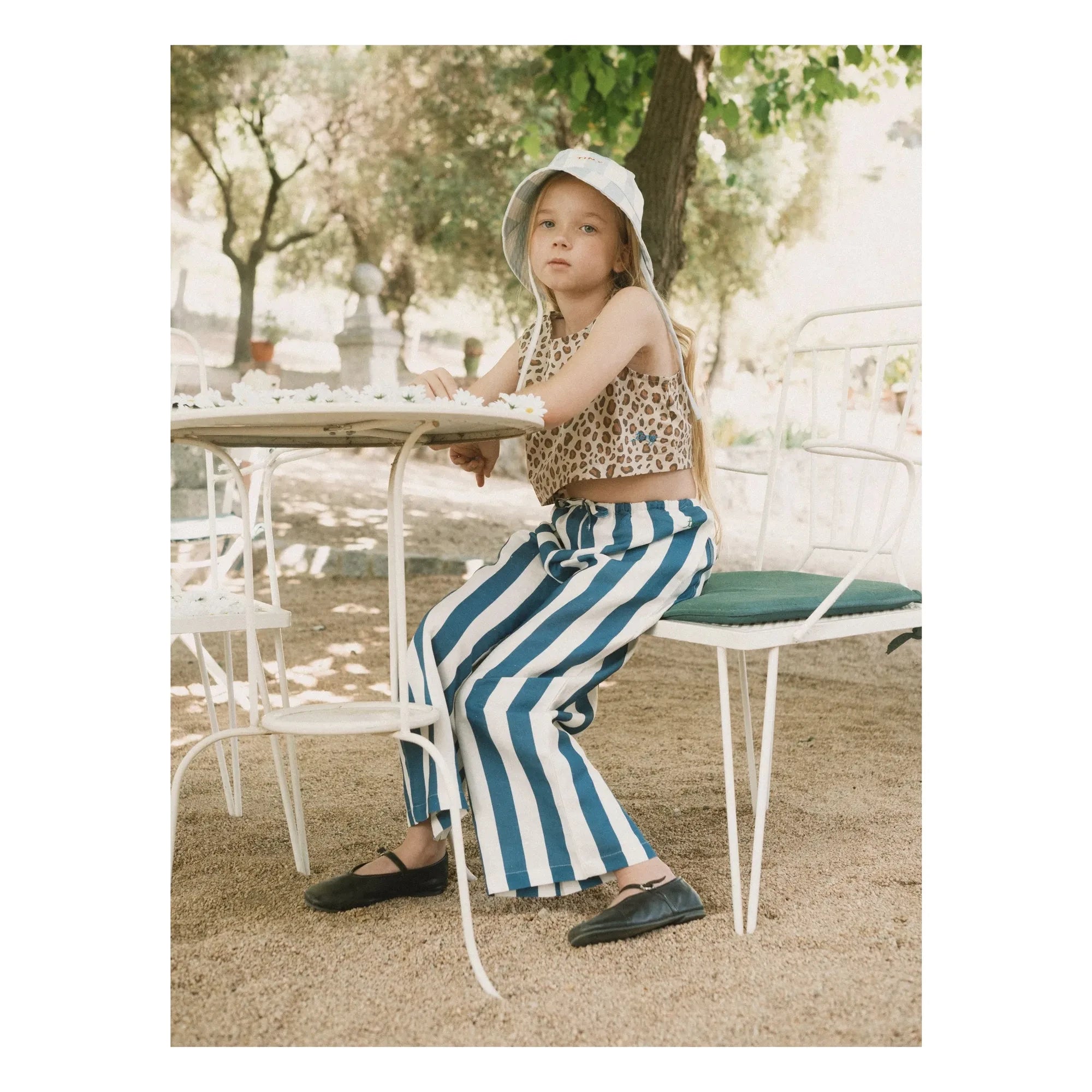 Tinycottons - Mavi Çizgili Pantolon | Mavi