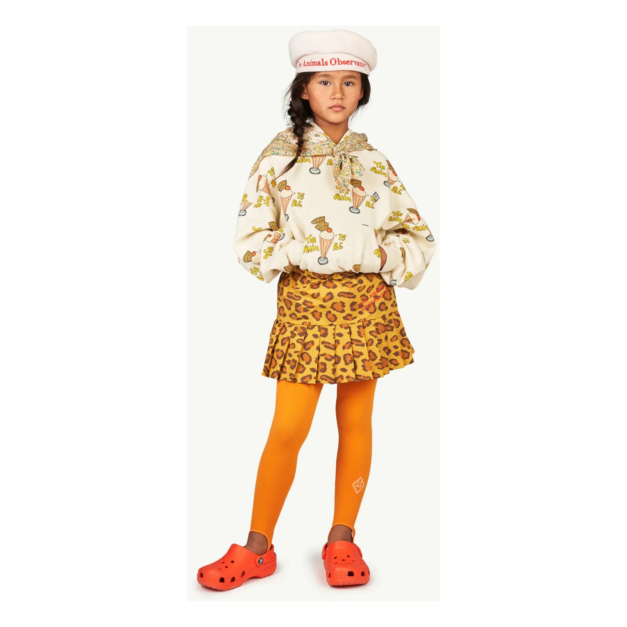 The Animals Observatory - Falda con estampado de leopardo | Camel