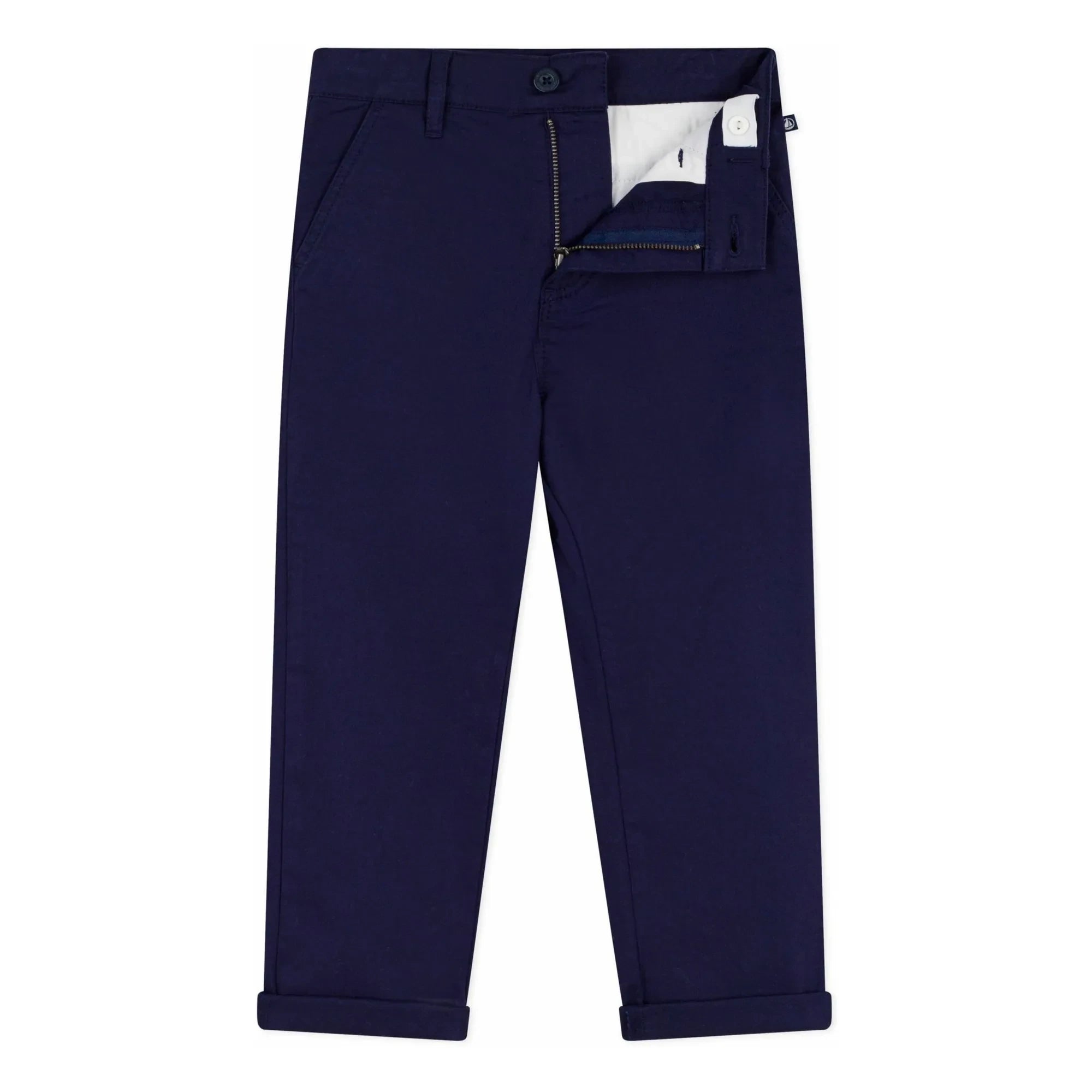 Petit Bateau - Pantalón de gabardina chino beige