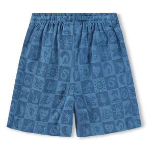 Molo - Arto Damier Pantalón corto | Azul