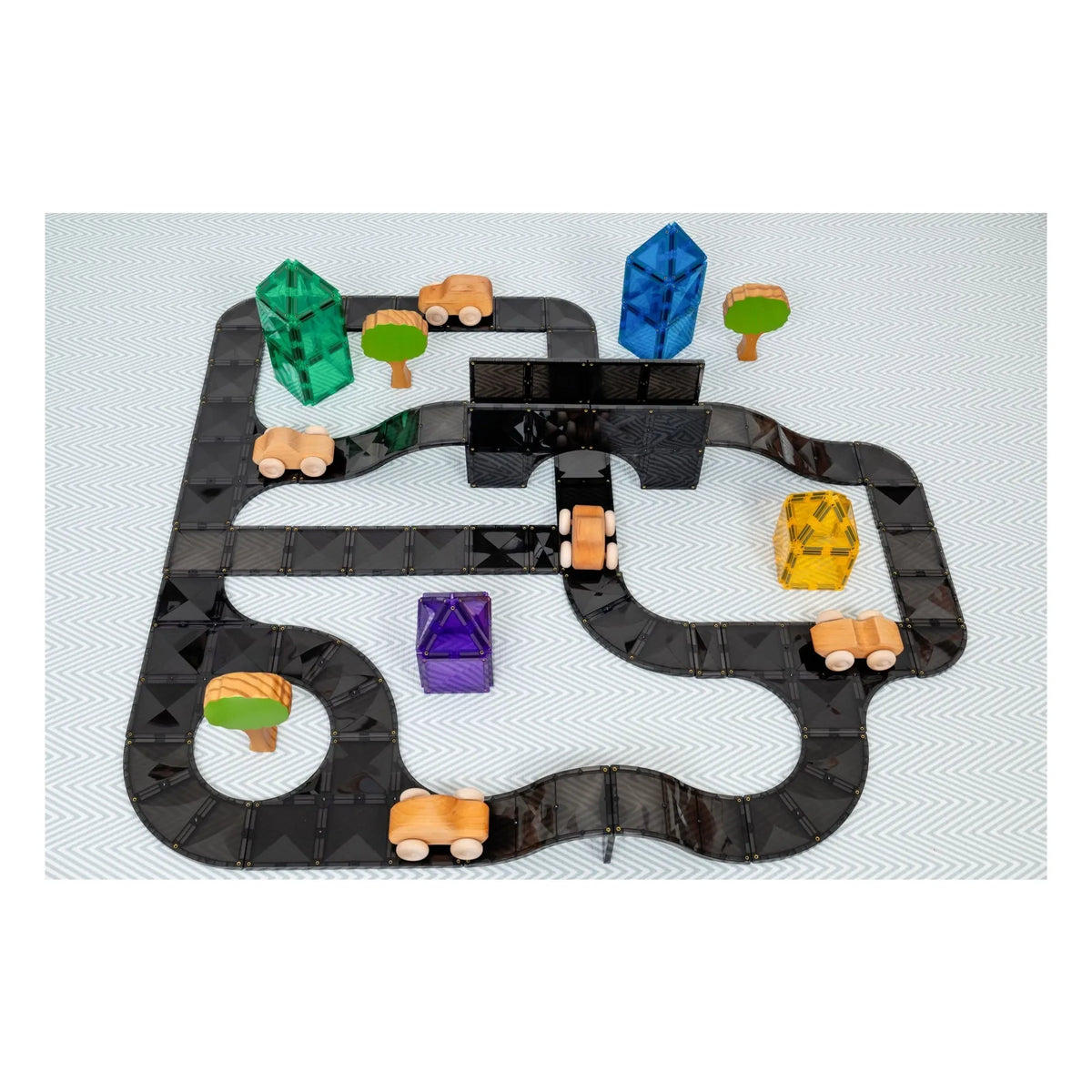 Connetix - Roads Creative pack - 48 Parça | Siyah