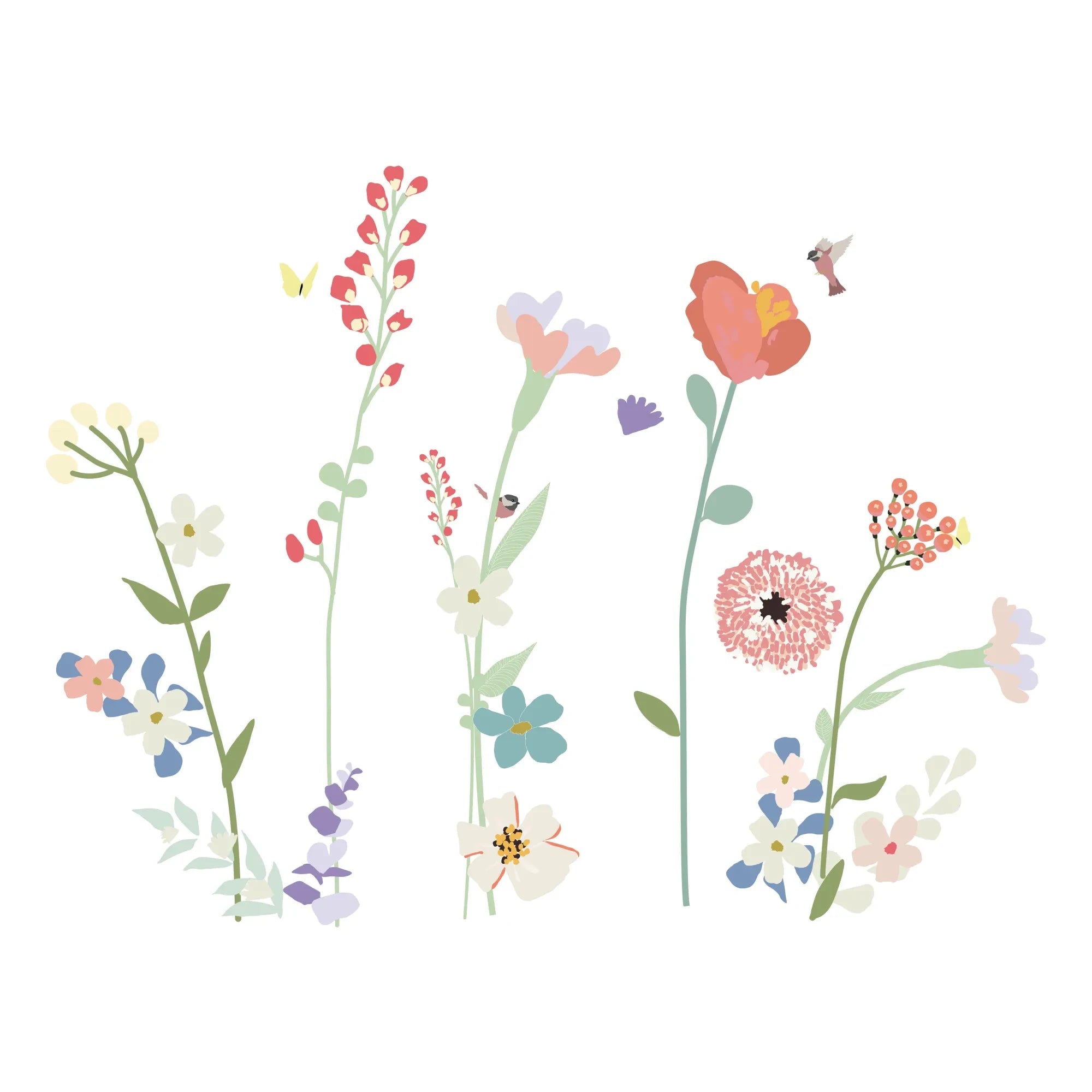 MIMI'lou - Dev Yabani Çiçek Sticker