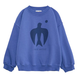 True Artist - Sweat N°7 Algodón orgánico | Azul