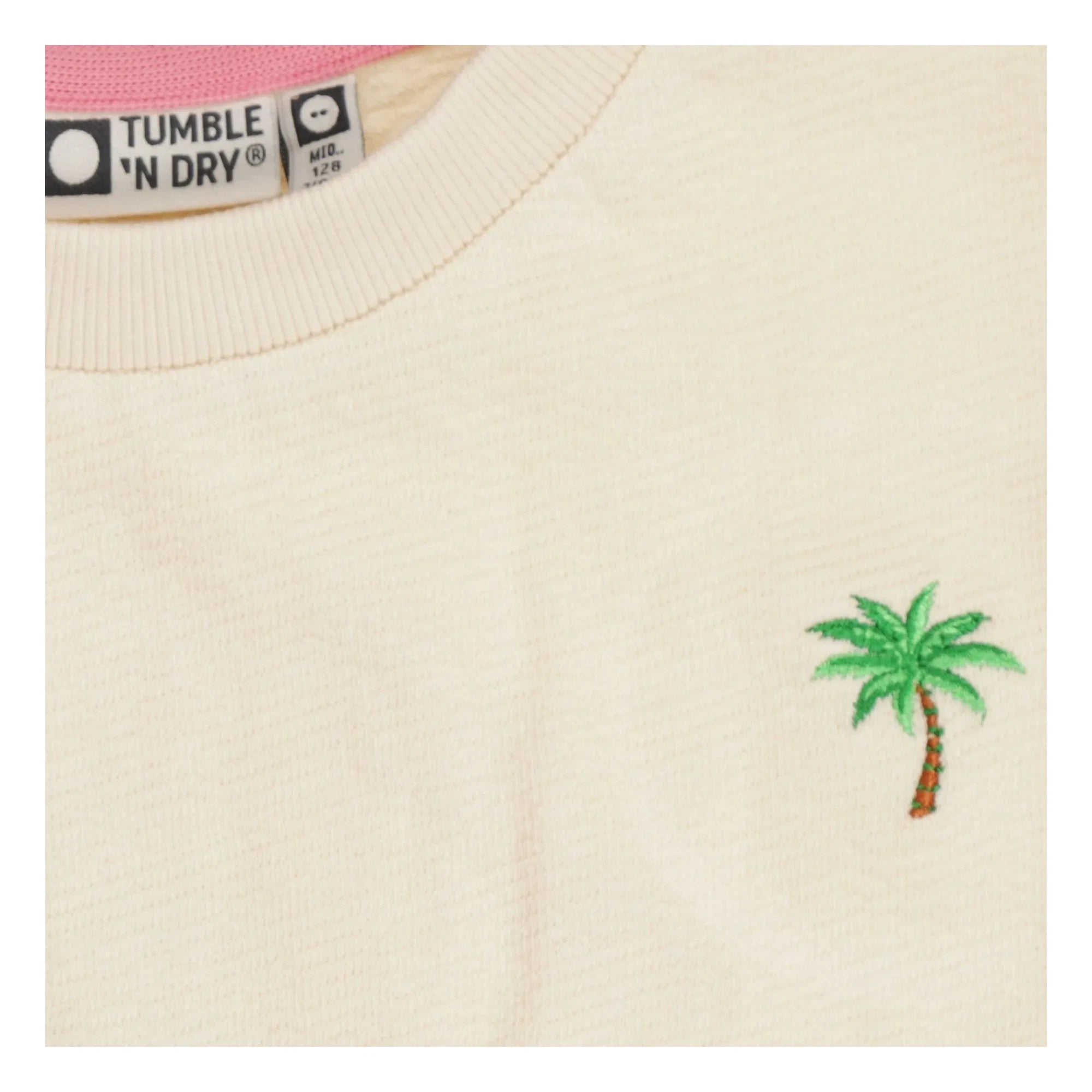 Tumble N'Dry - Oversize Maringa organik pamuklu Tişört | Ecru