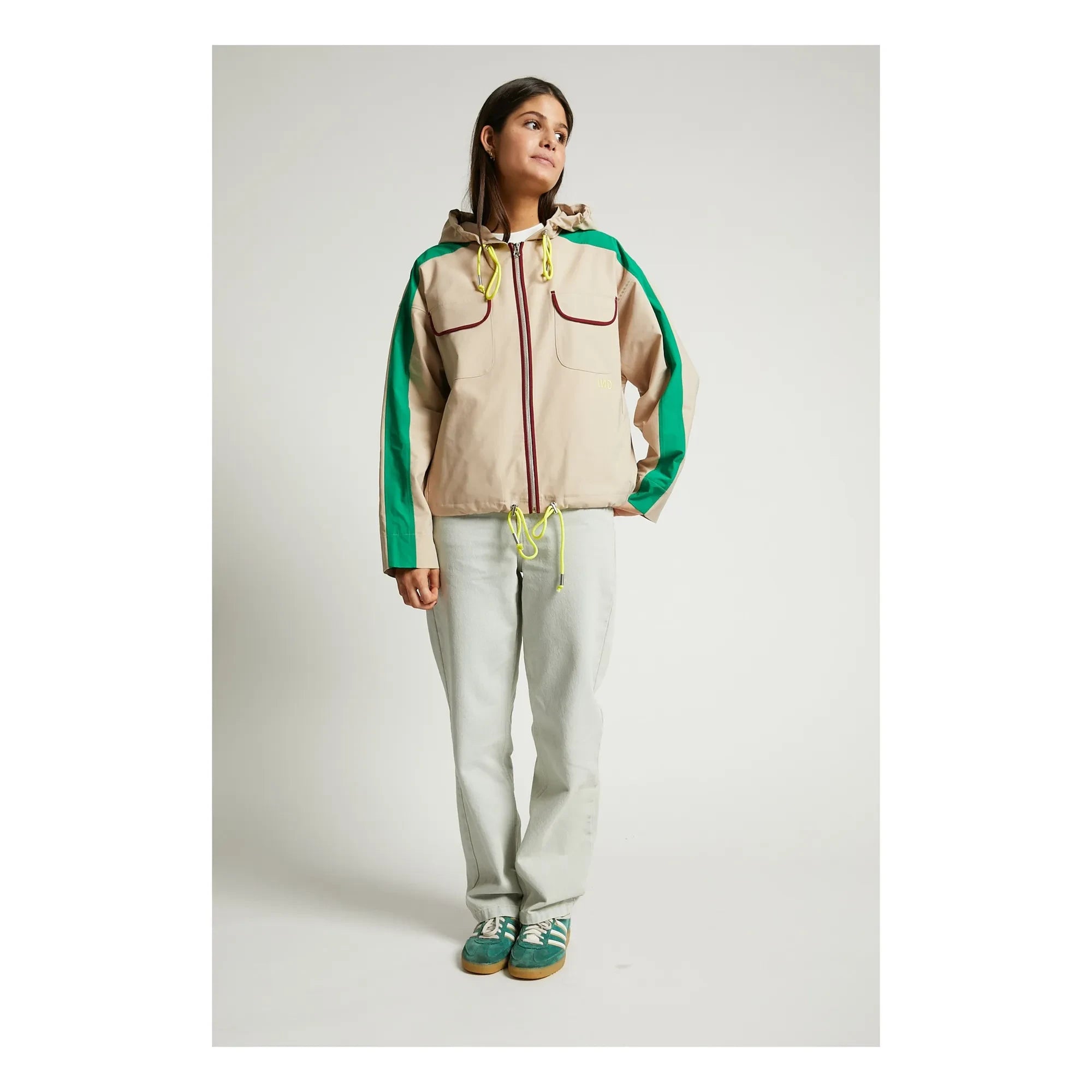 Indee - Chaqueta Colorblock Sunny | Natural