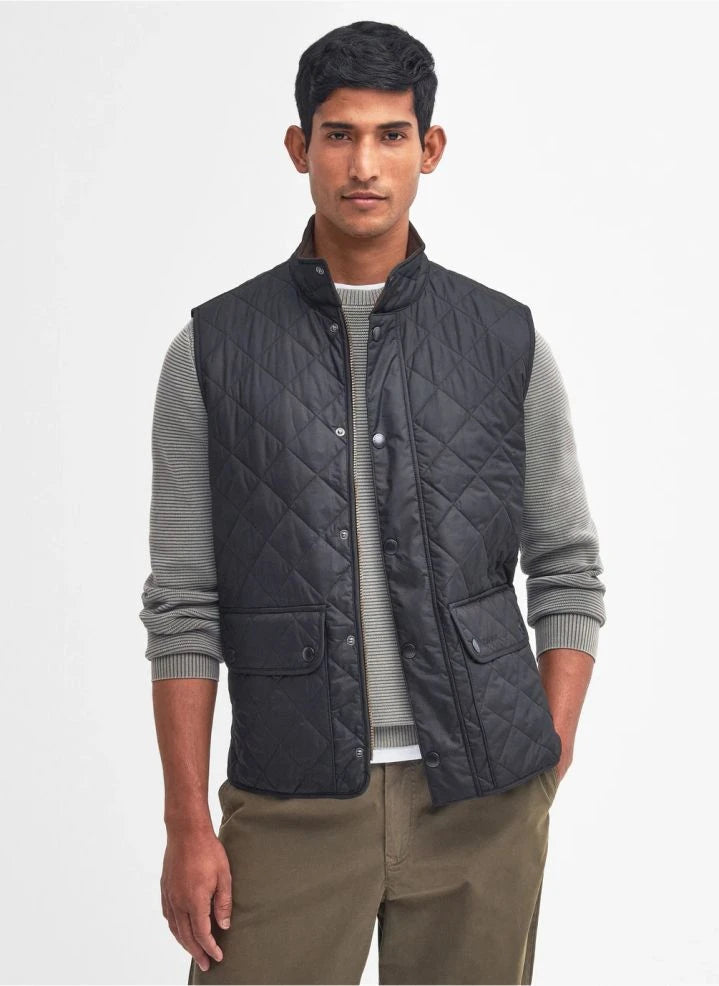 Barbour - Yeni Lowerdale Kapitone Kolsuz Ceket | Lacivert