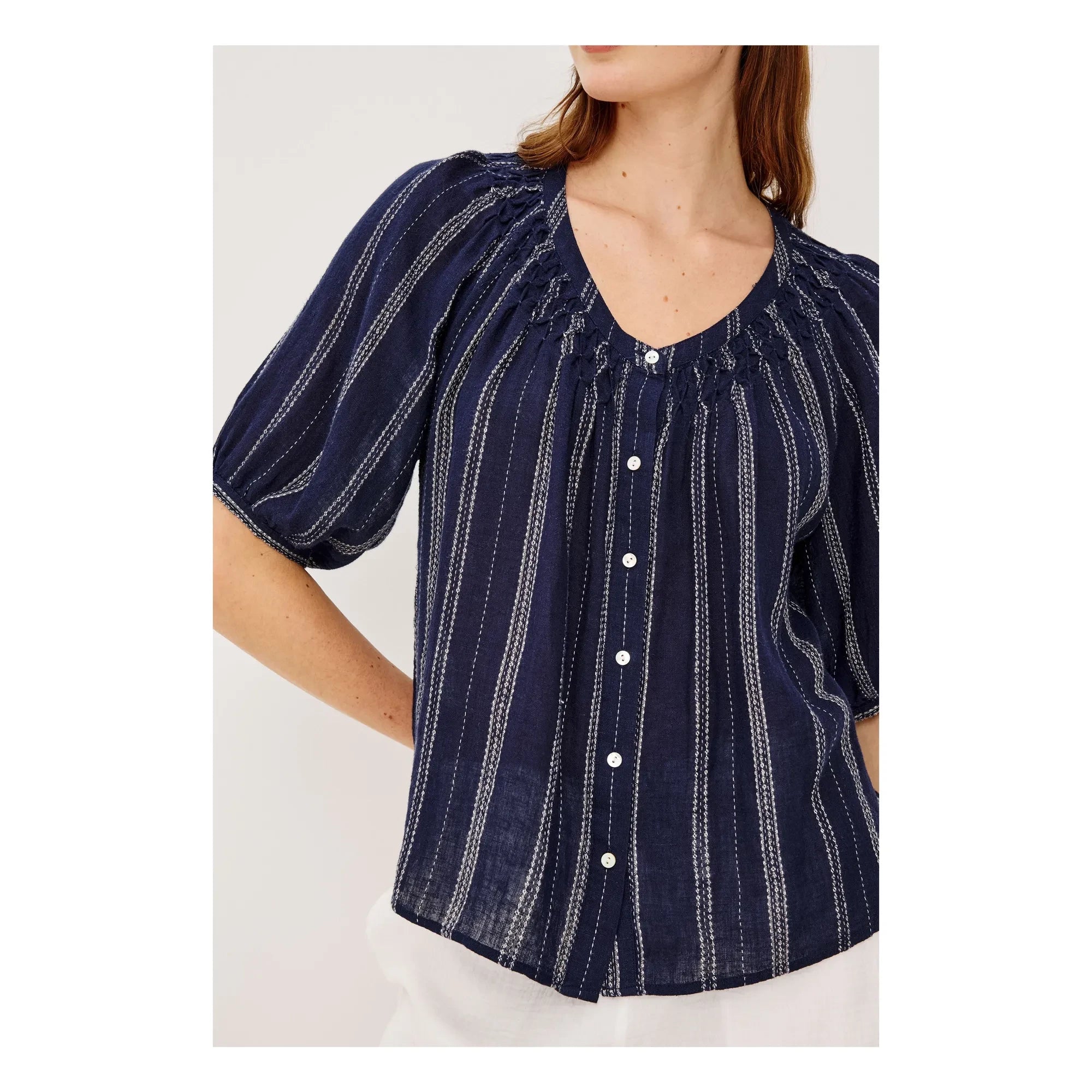 Rails - Gestreifte Bluse Rix | Marineblau