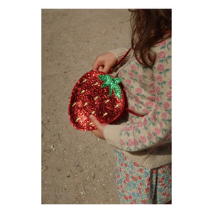 Konges Sløjd - Tut Strawberry Sequined Bag | Red