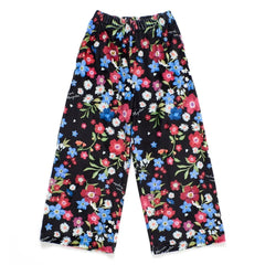 Maison Mangostan - Pantalón de chándal de terciopelo Fleuri | Negro