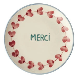 Rice - Merci seramik tatlı tabağı | Pembe