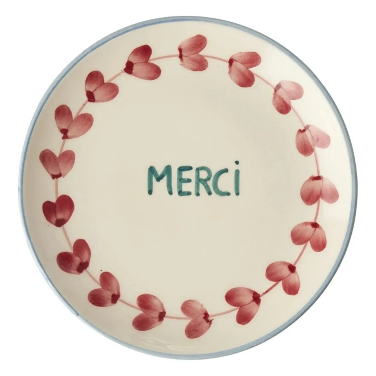 Rice - Merci seramik tatlı tabağı | Pembe