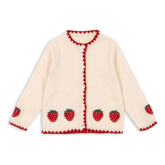 Konges Sløjd - Chaleco de lana Collette Strawberry | Crema
