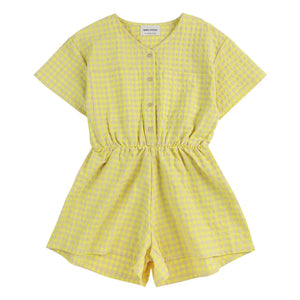 Bobo Choses - Vichy Jumpsuit | Yellow