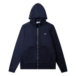Edmmond Studios - Duck Patch Organik Pamuklu Fermuarlı Hoodie | Lacivert
