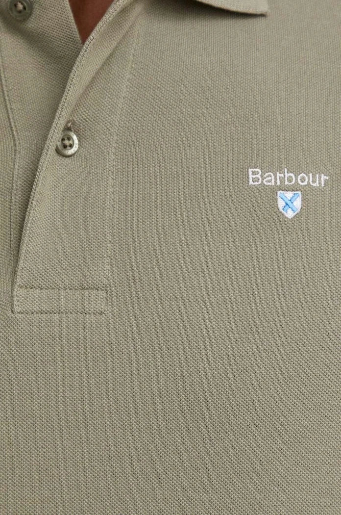 Camiseta de algodón para hombre con cuello Barbour ESSENTIALS