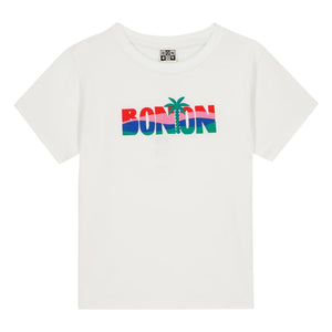 Bonton - Tubo Palm Tişört | Ekru