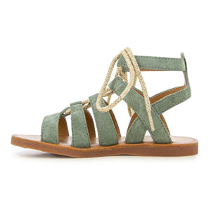 Sandalias Pom d'Api - Plagette Guily con correas | Gris