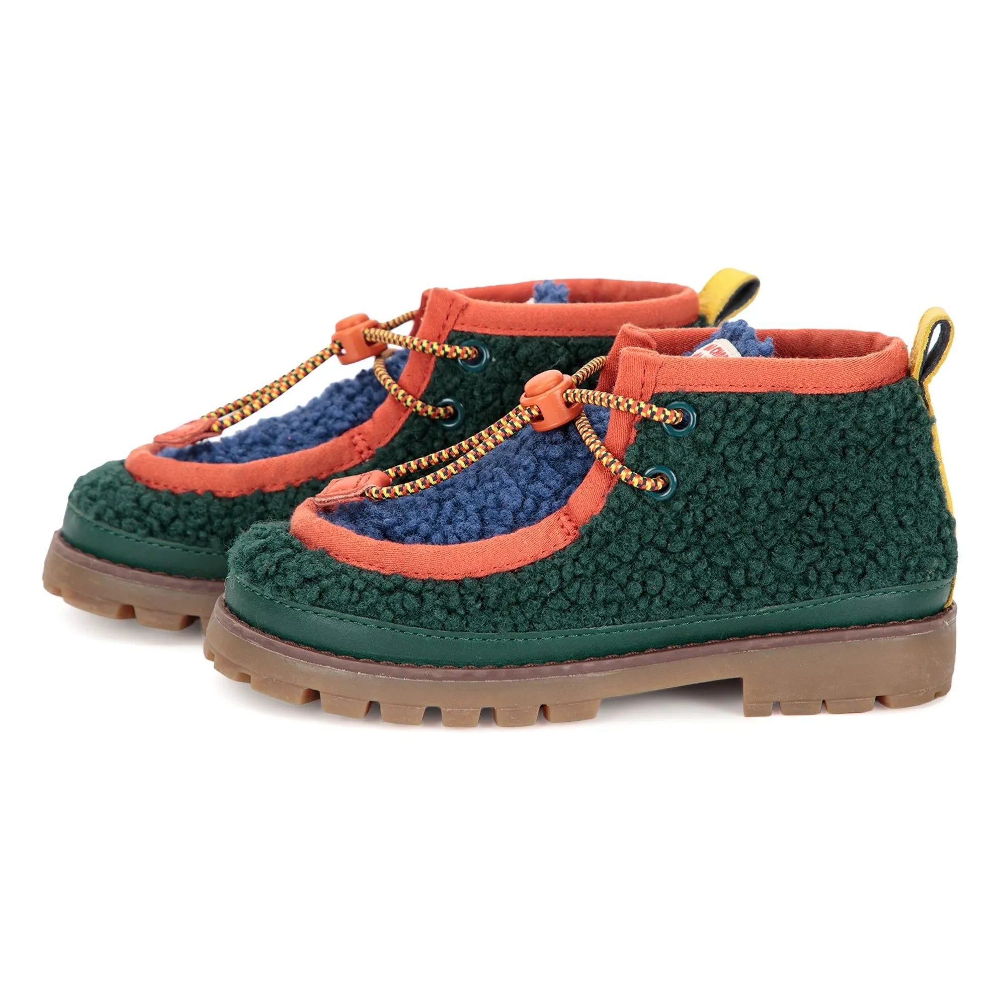Bobo Choses - Wallabee Sherpa Derby Schuhe - Bobo Choses x Camper | Grün