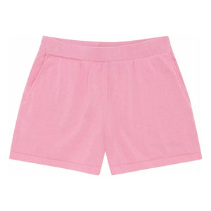 FUB - Pantalón corto de punto de algodón orgánico | Rosa chicle