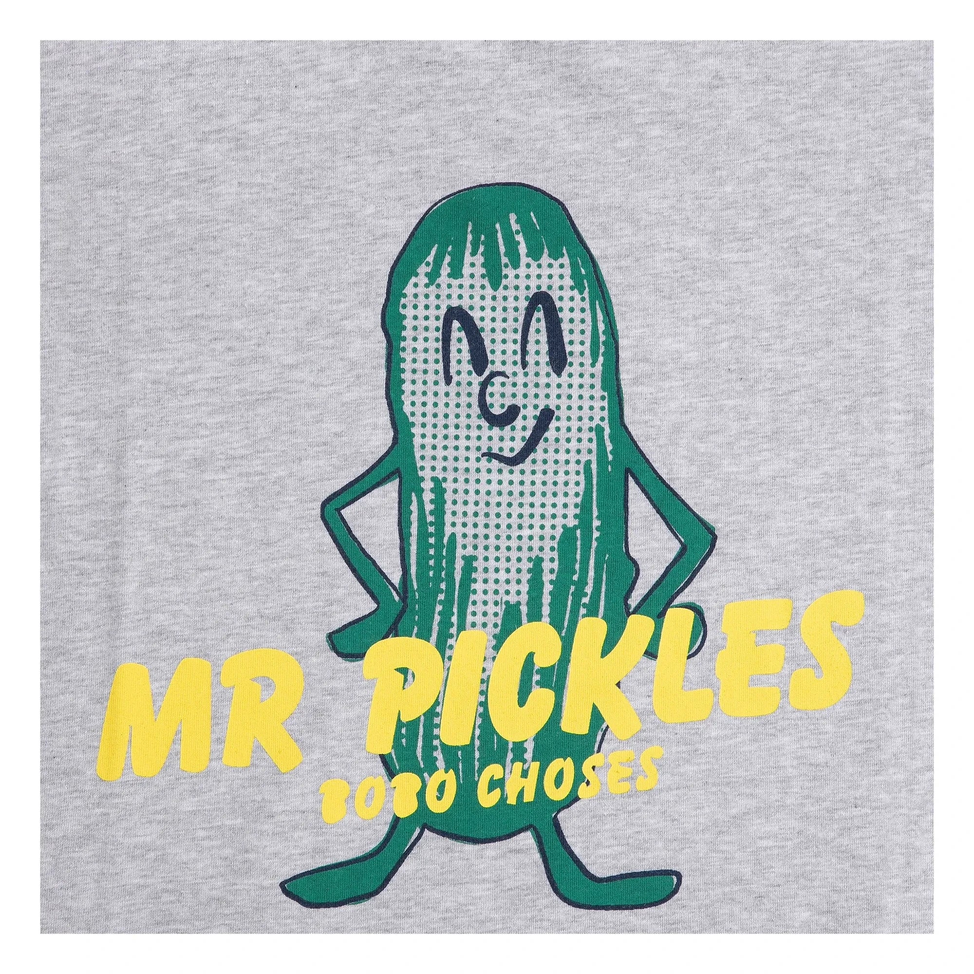 Bobo Choses - Mr Pickles Organik Pamuklu Tişört | Heather gri