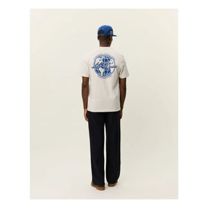 Les Deux - Ben Glode Bio-Baumwoll Rundhals-T-Shirt | Gebrochenes Weiß