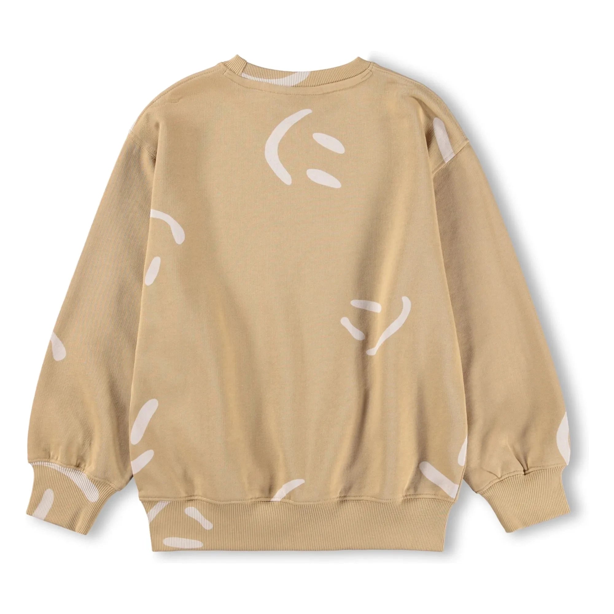 Molo - Monti Smiles organik pamuklu sweatshirt | Bej