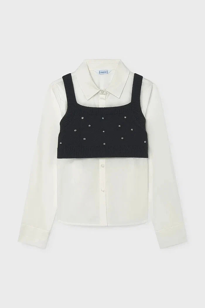 Camisa de algodón Mayoral para niños