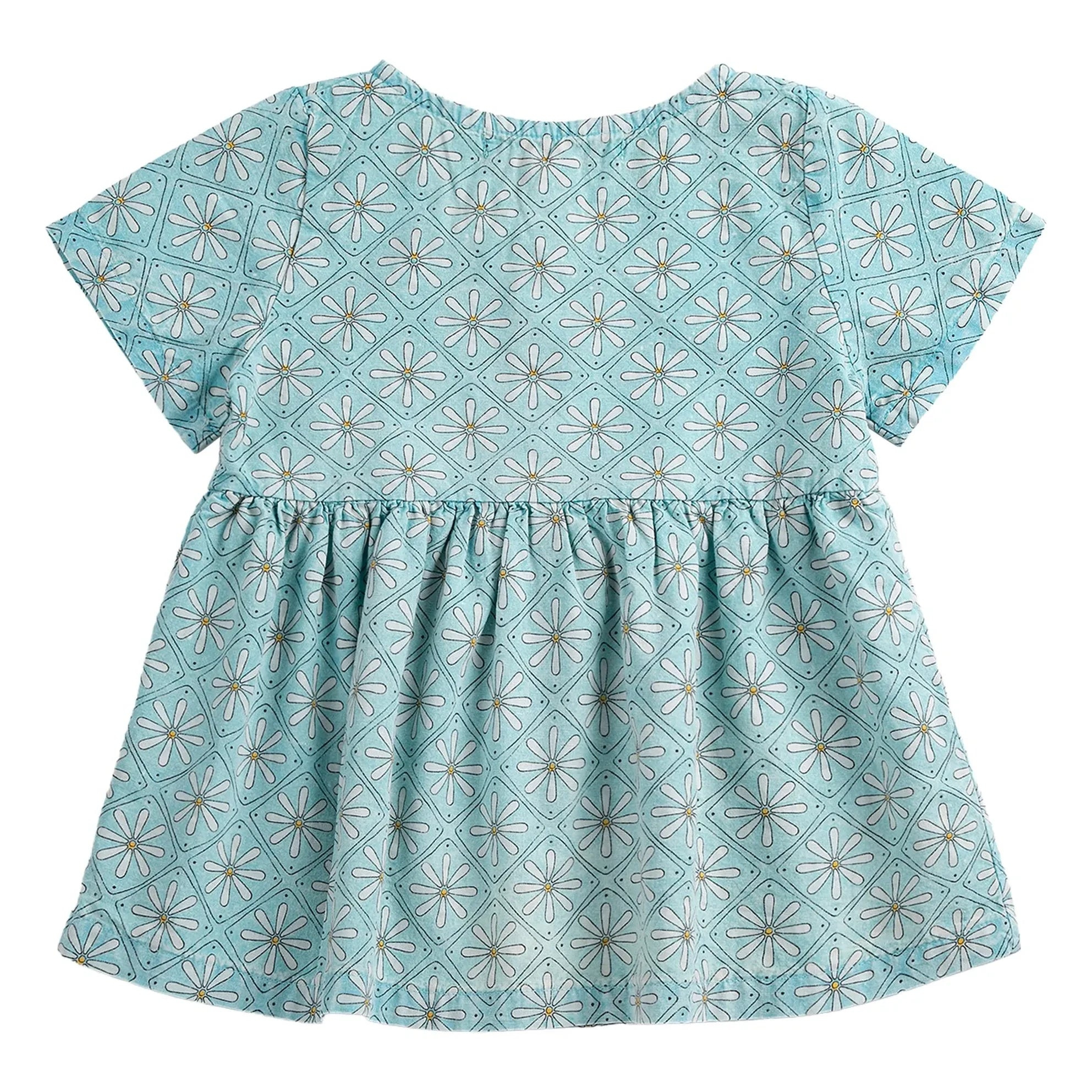 Bobo Choses - Bio-Baumwoll Baby Gänseblümchen Kleid | Hellblau