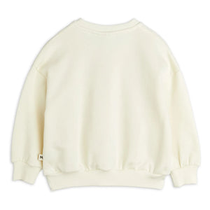 Mini Rodini - City Hall organik pamuklu sweatshirt | Ekru