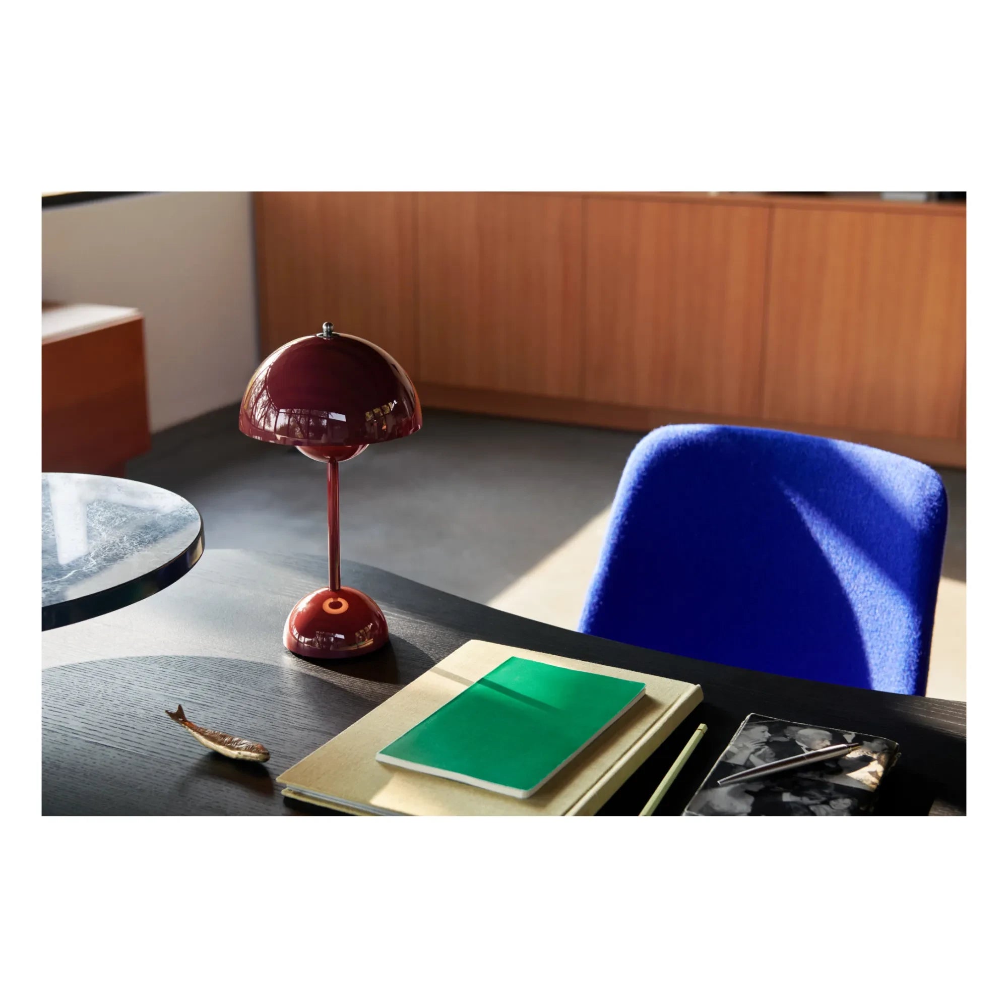 & Tradition - VP3 Flowerpot Masa Lambası - Verner Panton, 1969 | Plum