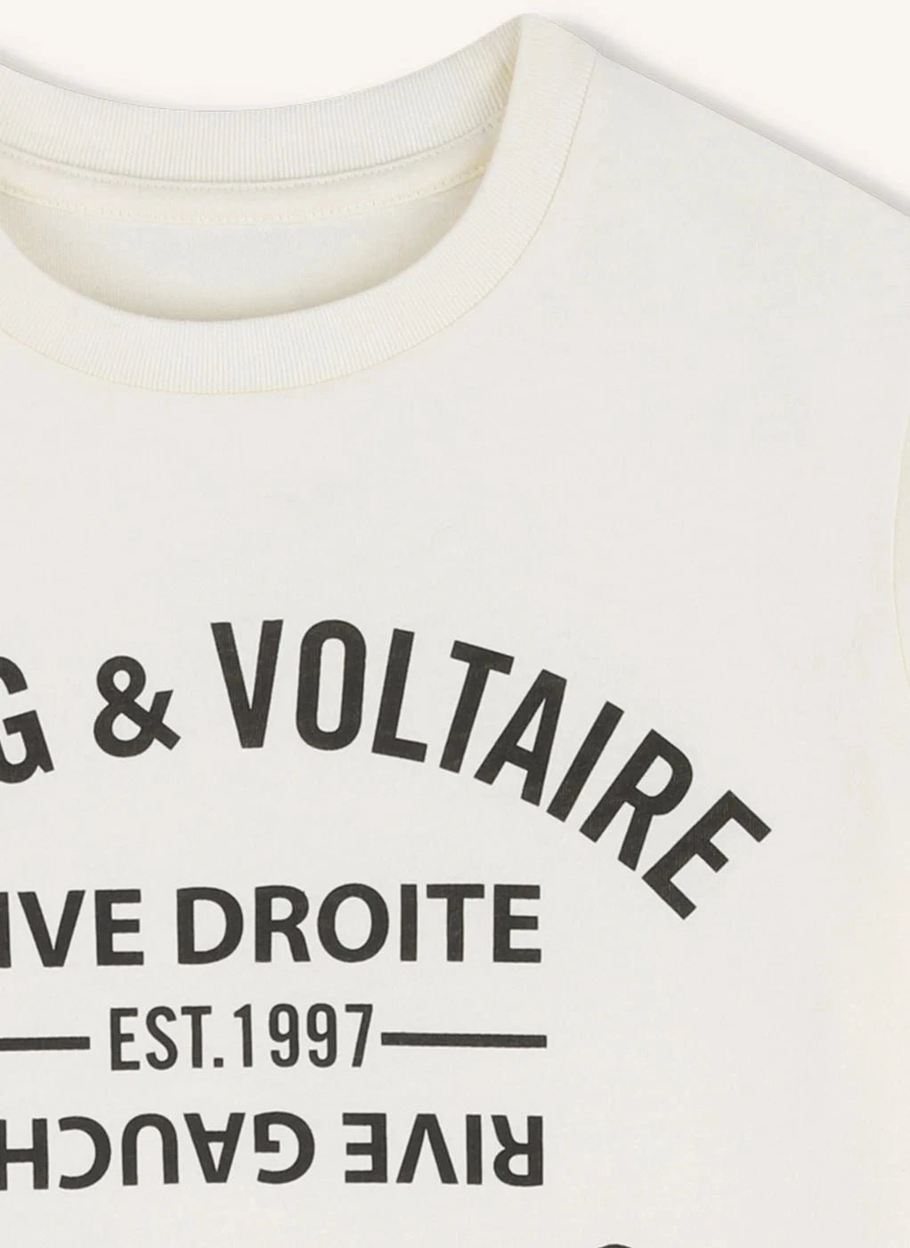 Zadig & Voltaire - Logo T-Shirt Art Is Truth Bio-Baumwolle | Rosa