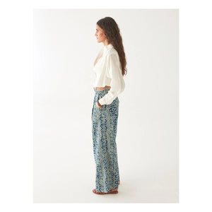 Maison Hotel - Pantalones Giselle Oceano Mare | Azul
