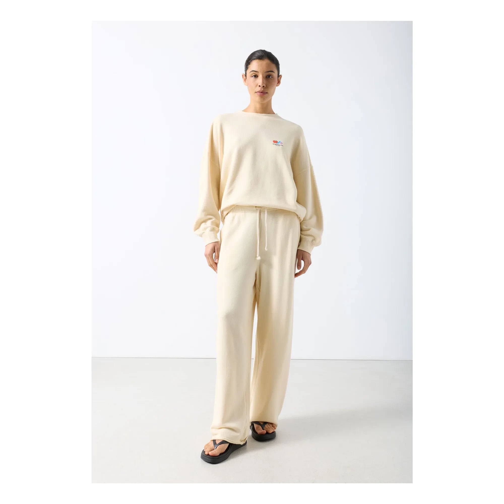 American Vintage - Atubay Baumwoll-Sweatshirt | Ecru