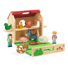 Djeco - SoftiFarm granja nómada de fieltro