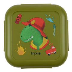 Trixie - Snack Box Clips Firefighter Mr. Dino | Green