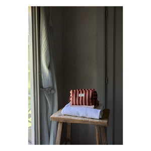 Gabrielle Paris - Garance Gestreifte Kosmetiktasche | Rot