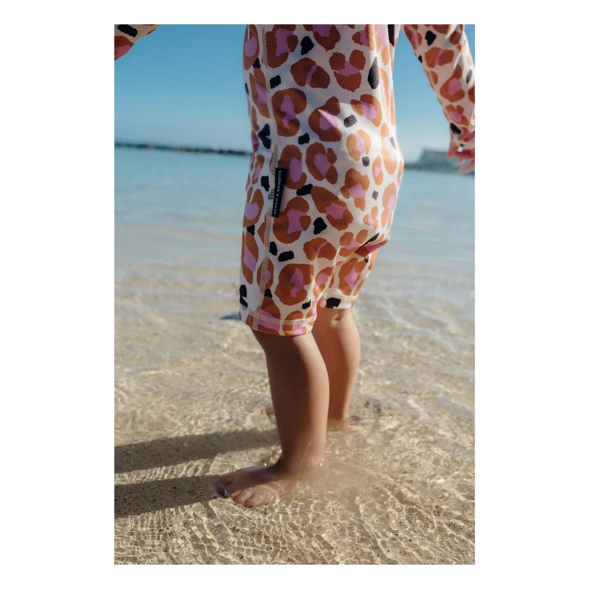 Beach & Bandits - Anti-UV Candy Leopard Recycelte Fasern Kombinierte Shorts