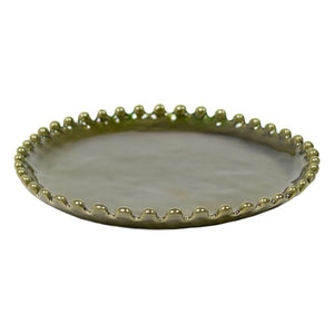 Olsson & Jensen - Eden Dessertteller Ø23 cm - 4er Set | Grün