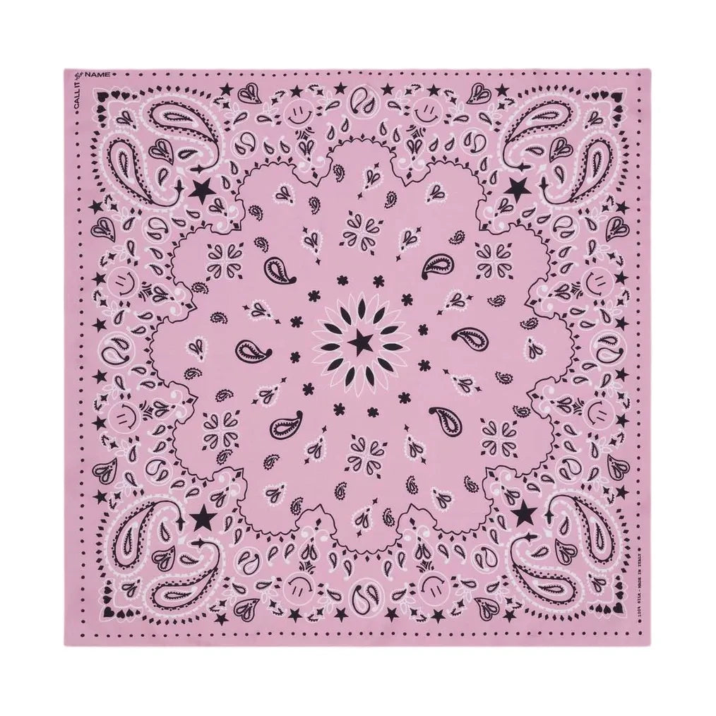 Call it by your name - Bandana Small Etoile Soie | Rosa