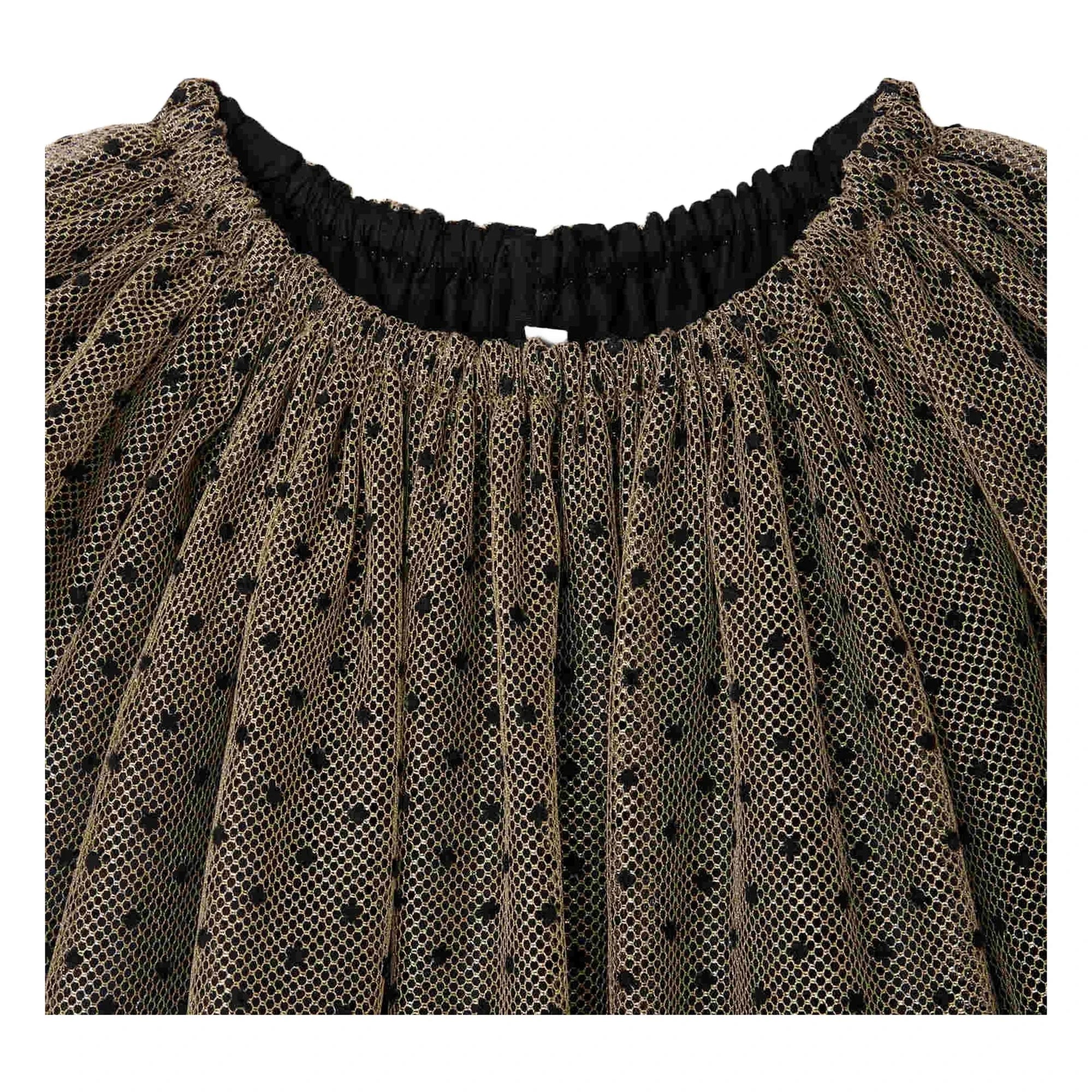 Bonpoint - Vestido Just Tulle Flocke | Or