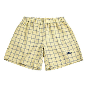 Bobo Choses - Bio-Baumwolle karierte Shorts | Gelb