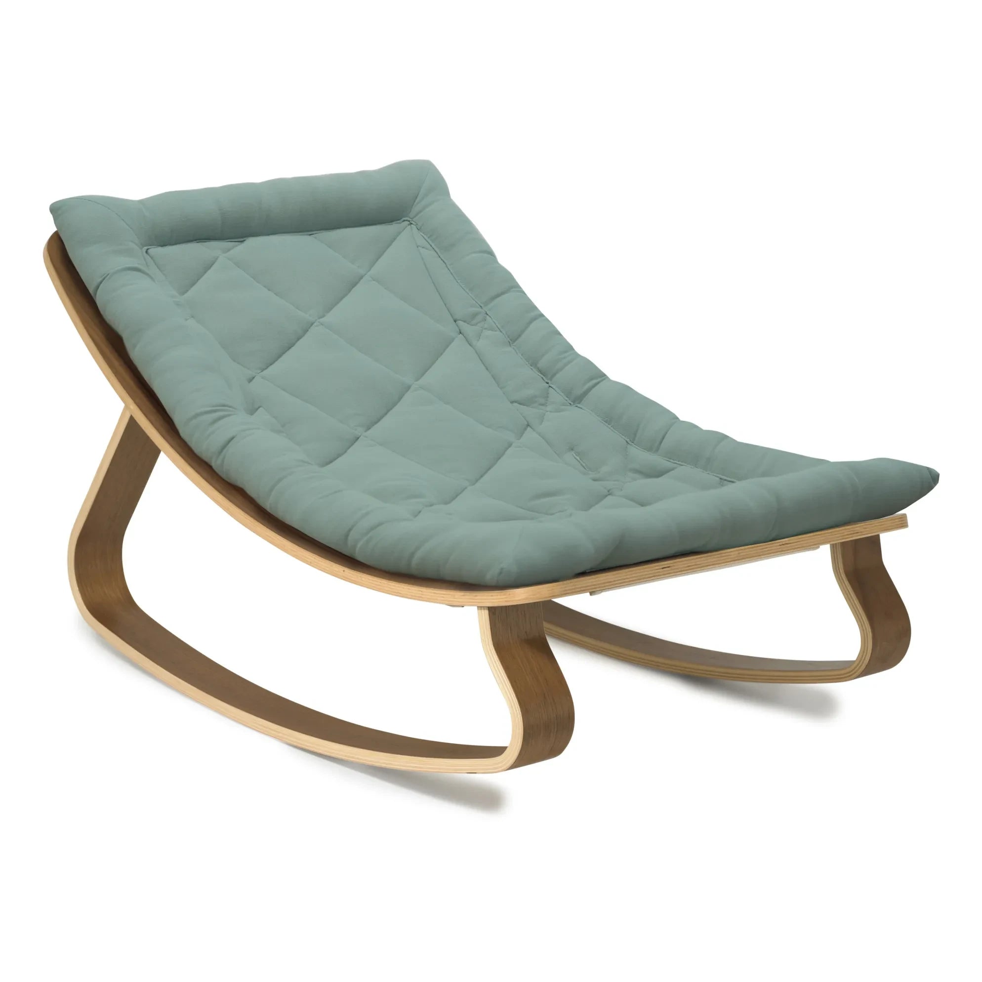 Charlie Crane - Levo Walnuss Babywippe | Storm Blue